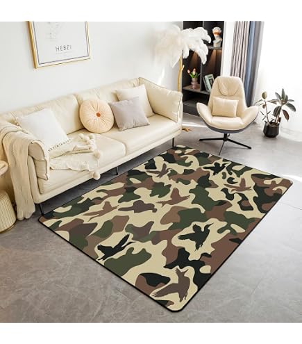 Amazon.com: Feelyou Duck Hunter Green Camouflage Hunting Living